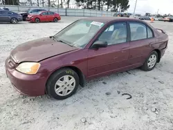 Salvage cars for sale at Loganville, GA auction: 2003 Honda Civic LX