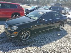 Salvage cars for sale at Ellenwood, GA auction: 2013 Mercedes-Benz C 300 4matic