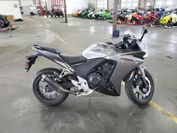 Salvage motorcycles for sale at Ham Lake, MN auction: 2015 Honda CBR500 R