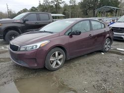 Salvage cars for sale at Savannah, GA auction: 2018 KIA Forte LX