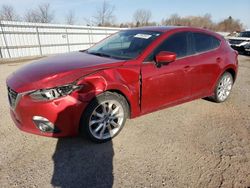 Salvage cars for sale from Copart London, ON: 2015 Mazda 3 Grand Touring