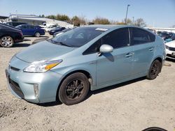 Salvage cars for sale at Sacramento, CA auction: 2013 Toyota Prius