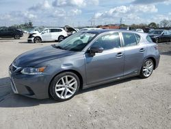 Salvage cars for sale at Homestead, FL auction: 2015 Lexus CT 200