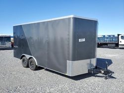 Salvage trucks for sale at North Las Vegas, NV auction: 2023 Mire 2023 Novae Enclosed Cargo Trailer