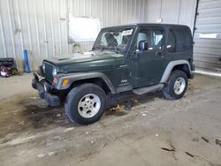 Jeep Wrangler / tj Sport salvage cars for sale: 2003 Jeep Wrangler / TJ Sport