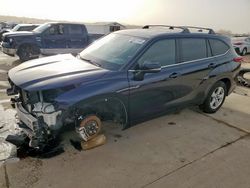 Salvage cars for sale at Grand Prairie, TX auction: 2021 Toyota Highlander L