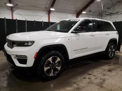 Salvage cars for sale at Center Rutland, VT auction: 2024 Jeep Grand Cherokee Limited 4XE