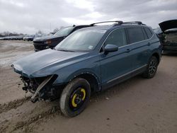 Salvage cars for sale at West Warren, MA auction: 2021 Volkswagen Tiguan SE