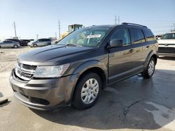 Salvage cars for sale at Haslet, TX auction: 2017 Dodge Journey SE