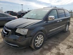 Salvage cars for sale at Indianapolis, IN auction: 2012 Chrysler Town & Country Touring L