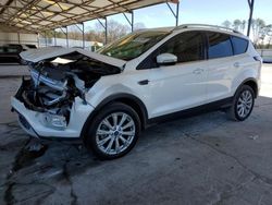 Salvage cars for sale at Cartersville, GA auction: 2017 Ford Escape Titanium