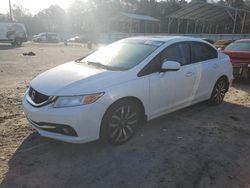 Salvage cars for sale at Savannah, GA auction: 2015 Honda Civic EXL