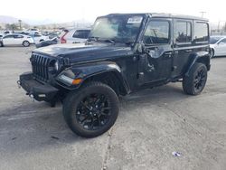 Salvage cars for sale at Sun Valley, CA auction: 2021 Jeep Wrangler Unlimited Sahara