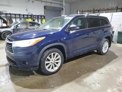 Toyota Vehiculos salvage en venta: 2015 Toyota Highlander LE