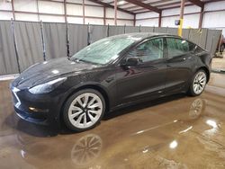 Tesla salvage cars for sale: 2022 Tesla Model 3