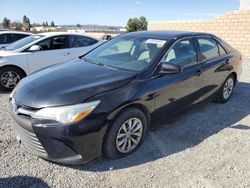 Salvage cars for sale at Mentone, CA auction: 2015 Toyota Camry LE