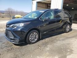 Salvage cars for sale at Chambersburg, PA auction: 2024 Toyota Sienna LE