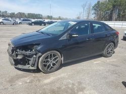 Salvage cars for sale at Dunn, NC auction: 2017 Ford Focus SEL