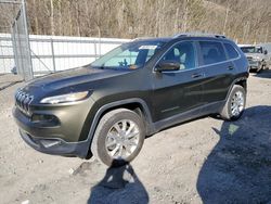 Jeep salvage cars for sale: 2016 Jeep Cherokee Limited