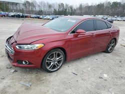 Salvage cars for sale at Charles City, VA auction: 2013 Ford Fusion Titanium