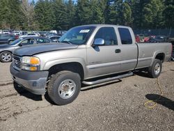 Salvage cars for sale at Graham, WA auction: 2002 GMC Sierra C2500 Heavy Duty