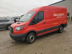 Salvage trucks for sale at Appleton, WI auction: 2017 Ford Transit T-250