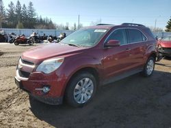 Chevrolet Equinox lt salvage cars for sale: 2011 Chevrolet Equinox LT