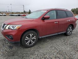 Salvage cars for sale at Mentone, CA auction: 2017 Nissan Pathfinder S