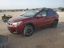 Salvage cars for sale at San Antonio, TX auction: 2017 Subaru Crosstrek Limited