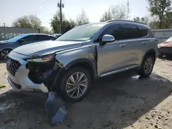 Salvage cars for sale at Midway, FL auction: 2020 Hyundai Santa FE SEL