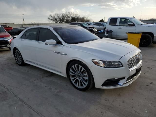 2019 Lincoln Continental Reserve