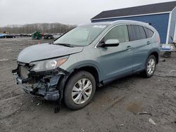 Salvage cars for sale at Assonet, MA auction: 2012 Honda CR-V EXL