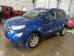 Salvage cars for sale at Franklin, WI auction: 2020 Ford Ecosport SE