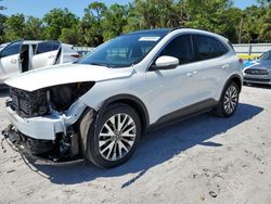 Salvage cars for sale at Fort Pierce, FL auction: 2020 Ford Escape Titanium