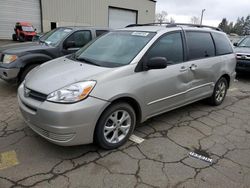 Salvage cars for sale at Woodburn, OR auction: 2005 Toyota Sienna CE