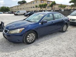 Honda Vehiculos salvage en venta: 2009 Honda Accord LX