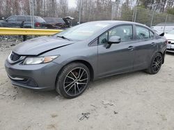 Salvage cars for sale at Waldorf, MD auction: 2013 Honda Civic LX