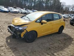 Salvage cars for sale at North Billerica, MA auction: 2018 Honda FIT LX