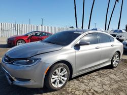 Salvage cars for sale at Van Nuys, CA auction: 2016 Chrysler 200 Limited