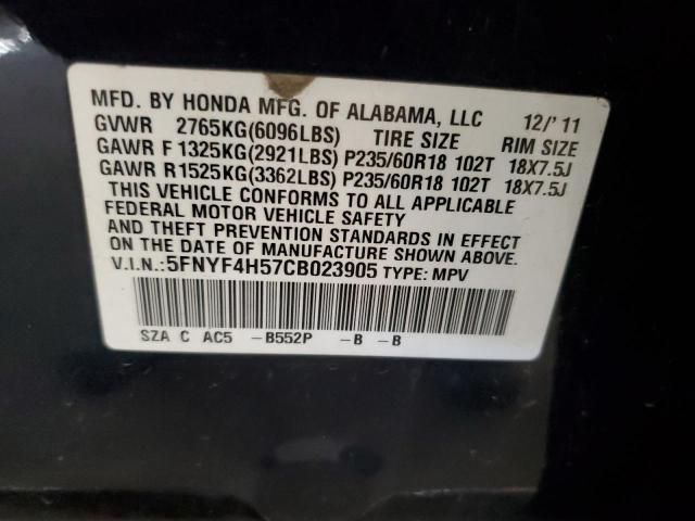 2012 Honda Pilot EXL