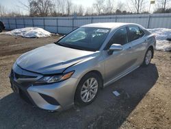 Salvage cars for sale at London, ON auction: 2020 Toyota Camry SE