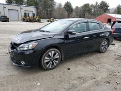 Salvage cars for sale at Mendon, MA auction: 2018 Nissan Sentra S