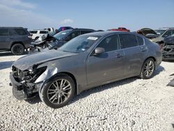 Salvage cars for sale at Taylor, TX auction: 2008 Infiniti G35