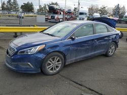 Salvage cars for sale at Denver, CO auction: 2016 Hyundai Sonata SE