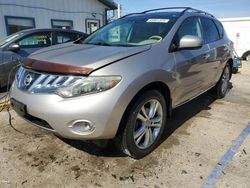 Salvage cars for sale at Pekin, IL auction: 2009 Nissan Murano S