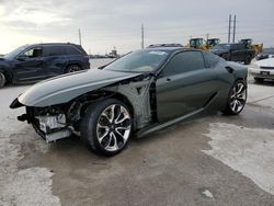 Salvage cars for sale at Haslet, TX auction: 2021 Lexus LC 500