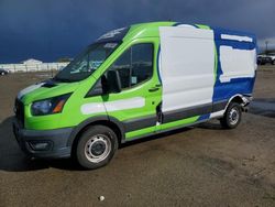 Salvage trucks for sale at Fresno, CA auction: 2021 Ford Transit T-250