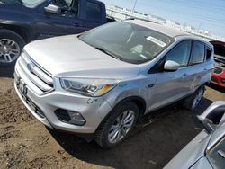 Salvage cars for sale at Elgin, IL auction: 2017 Ford Escape Titanium