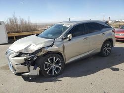 Salvage cars for sale at Albuquerque, NM auction: 2016 Lexus RX 350 Base