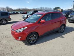 Salvage cars for sale at Duryea, PA auction: 2015 Hyundai Tucson Limited